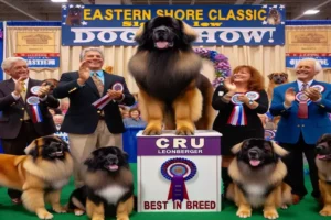 Cru the Leonberger Competes for 'Best in Show' at Eastern Shore Classic Dog Show