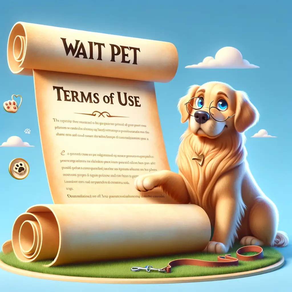 Terms of use of Wait Pet